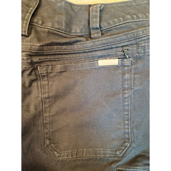 Duluth Trading Women's Curve Setter Waistband Navy Blue Cargo Pockets Size 18x31 - Picture 13 of 16